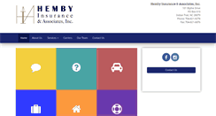 Desktop Screenshot of hembyinsurance.com