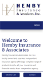 Mobile Screenshot of hembyinsurance.com